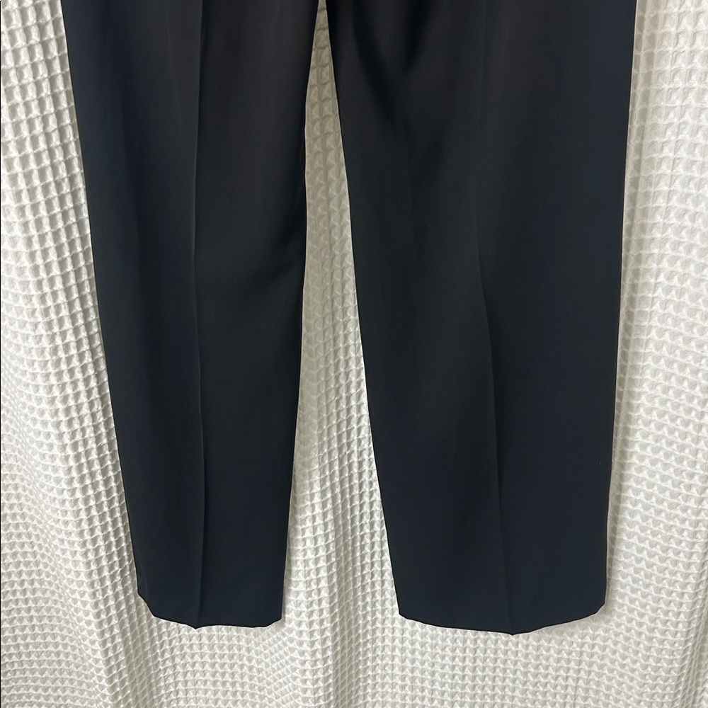 BCBGMAXAZRIA Jaclyn Black Wide Leg High Waist Dress Trouser Pants Small - Picture 7 of 9